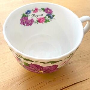 Staffordshire Royale Garden August Tea Cup
